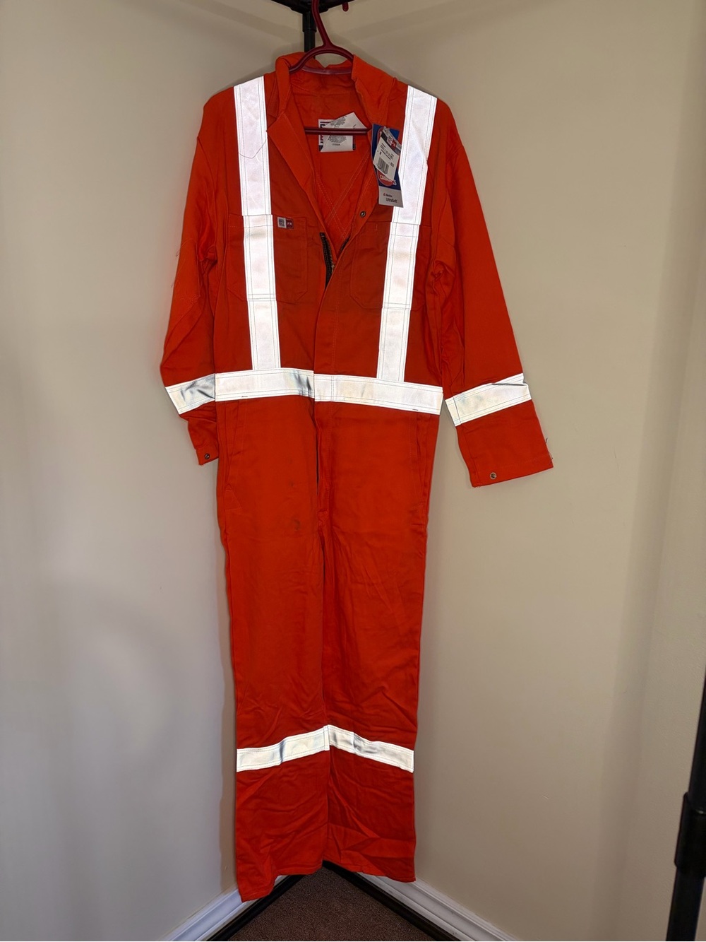 BIG BILL FR Hi-Vis Coveralls Westex UltraSoft 408US7 M Regular NWT